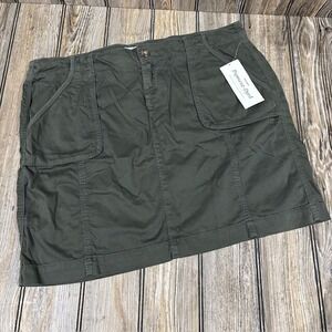 New Old Navy Women's Size 14 Olive Green Skirt 17" Drop